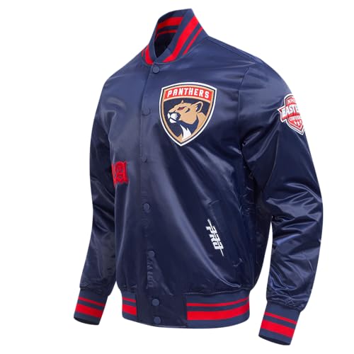 Image of Pro Standard Mens NHL Old English Satin Jacket