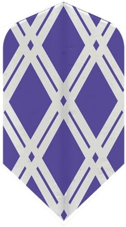 25 Sets #3549 AmeriThon Purple Cut-To-Clear Antique Glass Look Dart Flights