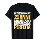 Photo Gallery regalo femmina 21 anni divertente compleanno ragazza donna maglietta Photo Gallery regalo femmina 21 anni divertente compleanno ragazza donna maglietta