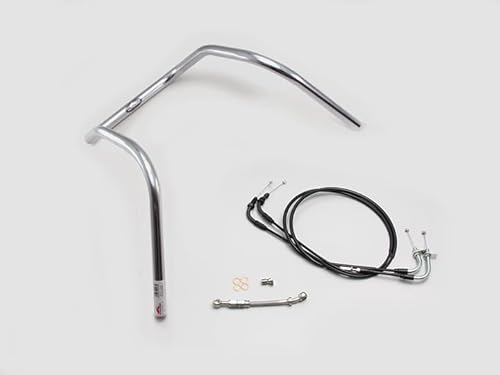 ハリケーン(HURRICANE) 360シックスベンド ハンドルSET クロームメッキ ダックス125(23- JB04/06) H044-088C