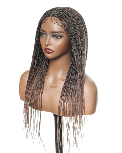 JALIZA 24" 360° Knotless Box Braided Wig with Swiss HD