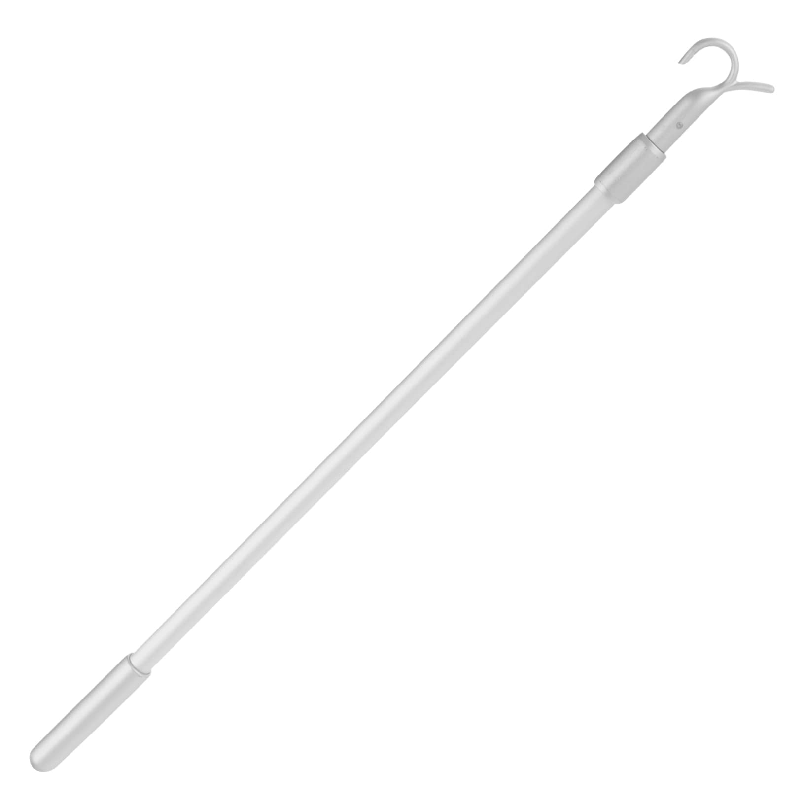 Blind Metal Wand Replacement for Vertical Blinds - 12 Inch Telescopic Wand with Hook and Grip - Ideal Curtain Opener for Easy Operation