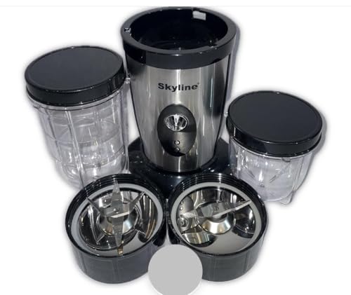 Image of SKY LINE VTL-555 ABS Nutri Mix with 2 Jar 400 W , Medium, Black