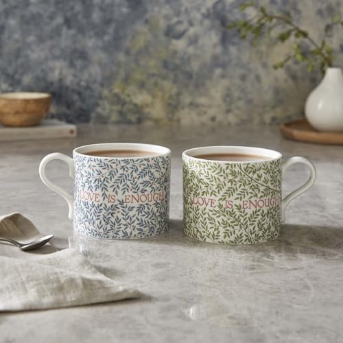 Coffret tasses Morris & Co. Love is Enough | Cadeau idéal art de la table - 7