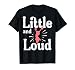 Cheerleader Little Loud Cheerleading Squad Girls Kids Women T-Shirt