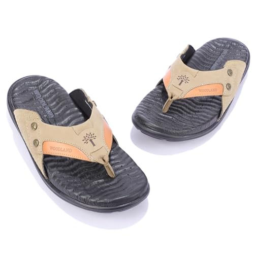 Image of Woodland Men's Leather Slippers