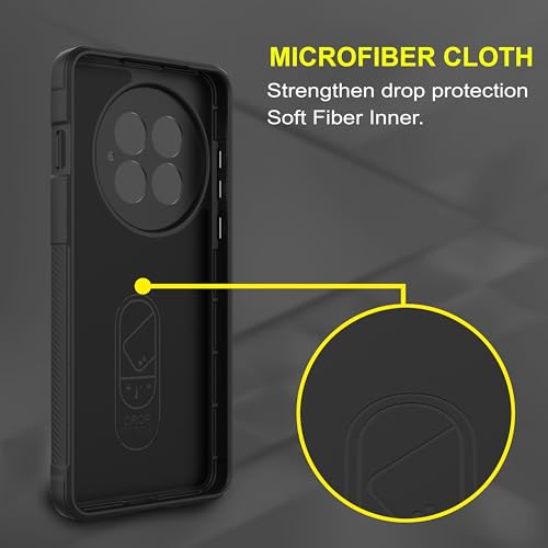 Image of Zapcase Back Case Cover for OnePlus 13 5G | Compatible for OnePlus 13 5G Back Cover | Liquid Silicon Magic Case with Camera Protection | Black