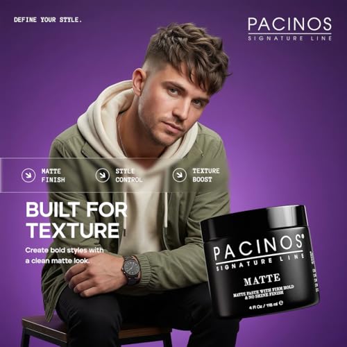 Pacinos Matte pâte de coiffage idéale au quotidien pour un look texturé - 5