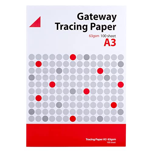 Papel de trazado Gateway A3 para evitar borrones en planos 2