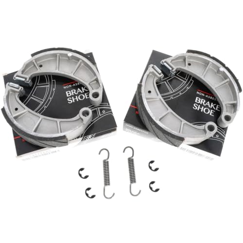 2X Bremsbacken Satz Sport + Federn für Simson S51 S50 KR51 S70 SR50 Schwalbe Star geschlitzt genutet Vorne + Hinten
