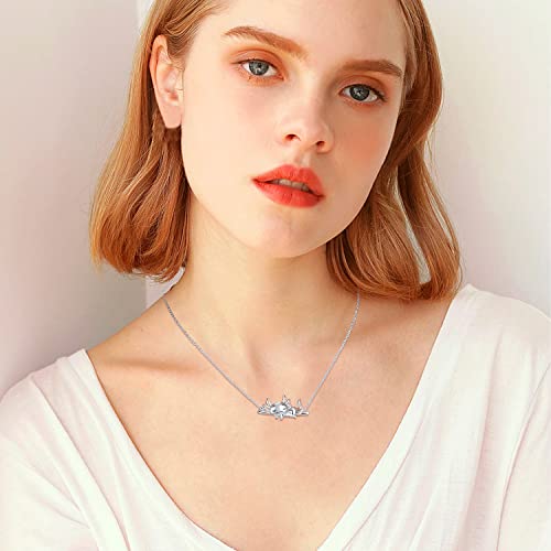 Axolotl Necklace for Women 925 Sterling Silver Axolotl Necklace Gifts Animal Pendant Mexican Axolotls Jewelry Gift4