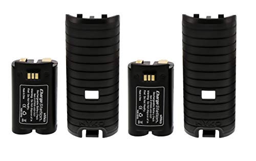 Nyko Charge Station - 2 Port Controller Charging Station with 2 Rechargeable Battery Packs for Wii and Wii U