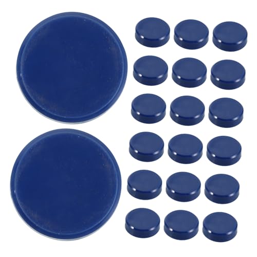 PEPLAYTAL 40 Piezas Discos Magnéticos Redondos Azul Oscuro para Pizarra Blanca Imanes Compactos para Cocina Oficina y Hogar Decoración Magnética Fiable y Duradera