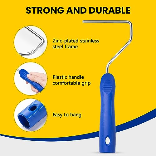 image for Mister Rui 4 Inch Paint Roller Tray - 22 Pack with Liners, Disposable 