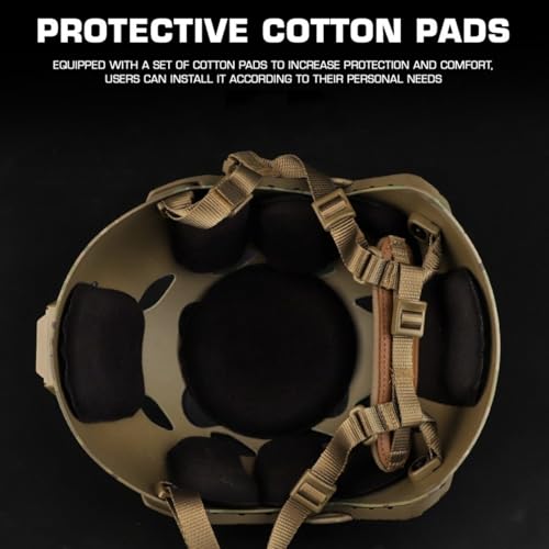 Casque militaire intégré Fast ultra léger avec ventilation pour jeu CS