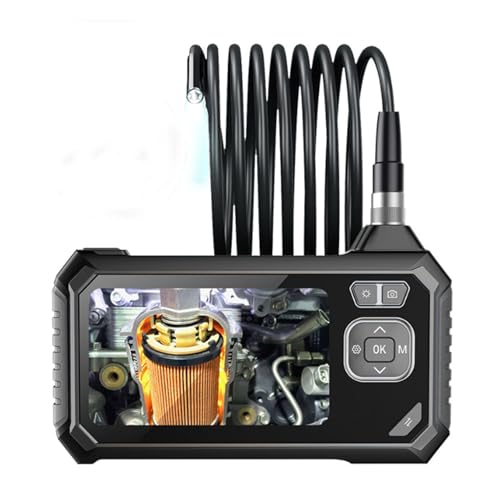 HYZHANHONG 1M, Endoscopic Camera, 8Mm Dual Lens Endoscope, 4.3-Inch Color LCD Screen High-Definition Digital Detection Camera, IP67 Waterproof, Suitable for Pipelines and Walls