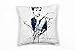 Paul Sinus Art Audrey Hepburn Deko Kissen mit Füllung 40x40cm für Couch Sofa Lounge Zierkissen - Dekoration zum Wohlfühlen