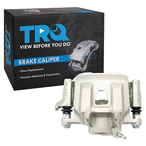 Image of TRQ Rear Left Brake Caliper w /Bracket Drivers Side
