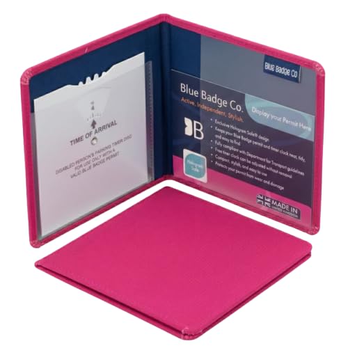 Blue Badge Co Pink Panama Hologram-Safe Wallet