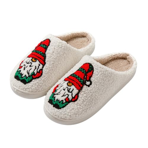 Image of Slippers for Women Men Fuzzy Memory Foam Slipper Fluffy Winter Soft Warm Slip On House Shoes