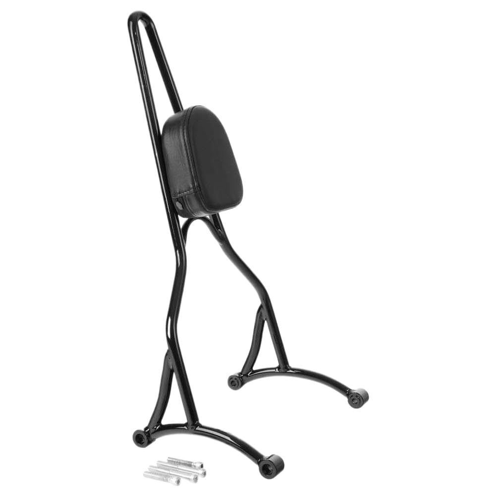 Sissy Bar Passenger Backrest Bracket Compatible with Harley Davidson Sportster 2004-2022 XL883 XL1200 48 72 Nightster Roadster Custom