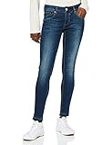Label Patch/Label Flag Herrlicher Damen Pitch Jogg Slim Jeans, Schwarz (Pure 015), W25/L32 (Herstellergröße: 25)
