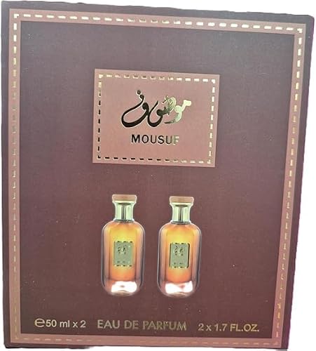 TWIN BROWN PERFUM MOUSUF, EAU DA PARFUM - 50ML x 2