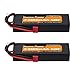 Produktbild Lipo 3S, 11.1V 3300mah Lipo-Batterie-Koffer 50C Deans T-Anschluss für RC Traxxas Autos Boat Truck Buggy Truggy (2 Packs)