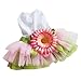 PanDaDa Dog Daisy Gauze Tutu Dress Skirt Pet Dog Cat Princess Clothes Bowknot Dress XL
