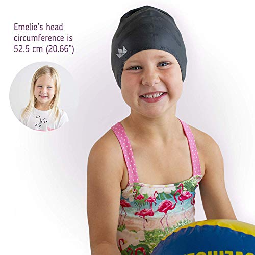 The Friendly Swede Silicone Swim Cap For Long Hair, Durable Swim Caps For Women Swimming, Swimming Cap For Women, Swim Cap For Men, Swim Cap For Women, Long Hair Swim Cap - Hot Pink/Purple (2 Pack) #TOP4