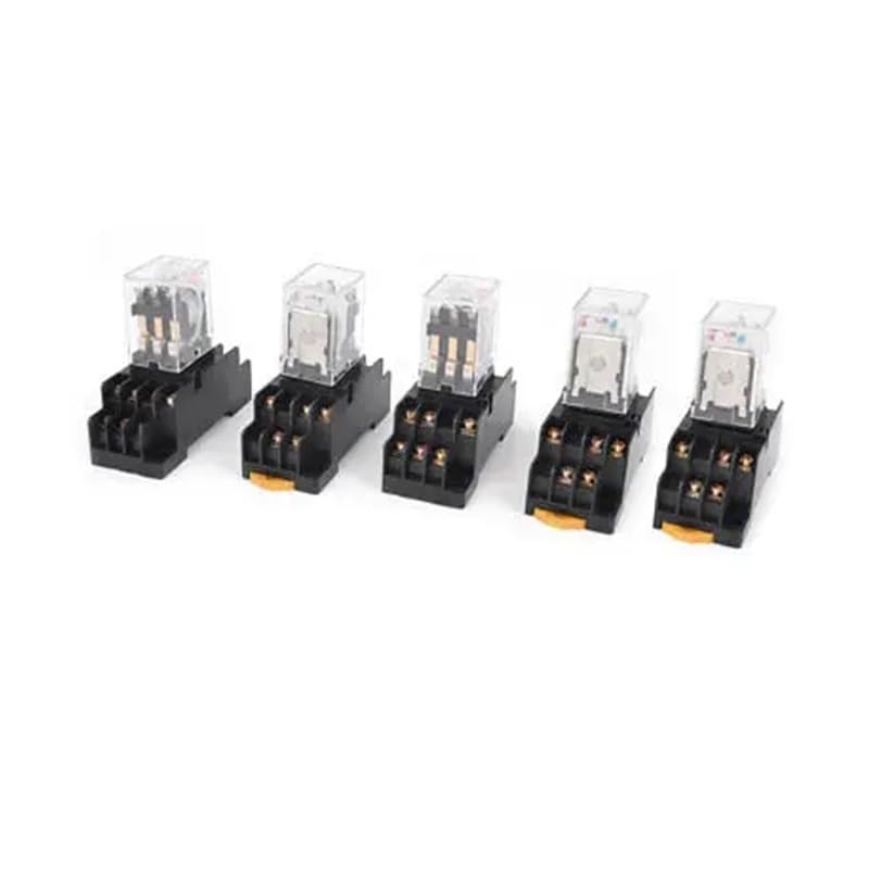 Relais de puissance 11 broches bobine 110V CA avec socle robuste