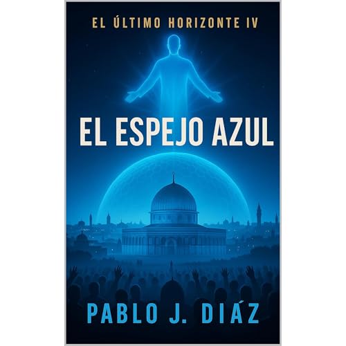 El espejo azul Audiolibro Por Pablo J. D&iacute;az Tenza arte de portada