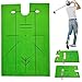 Moggemol Portable Golf Swing Mat, Lightweight Hitting Pad for Training Green One Size
