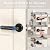 IRONZON Fingerprint Door Lock Smart Door Lock with App Code Backup Key Fingerprint Smart Door Knob with Handle for Home Hotel Office Apartment Bedroom Black