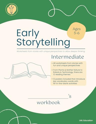 Intermediate Early Storytelling: Worksheets from stories with fun and unique perspectives to allow for deeper thinking