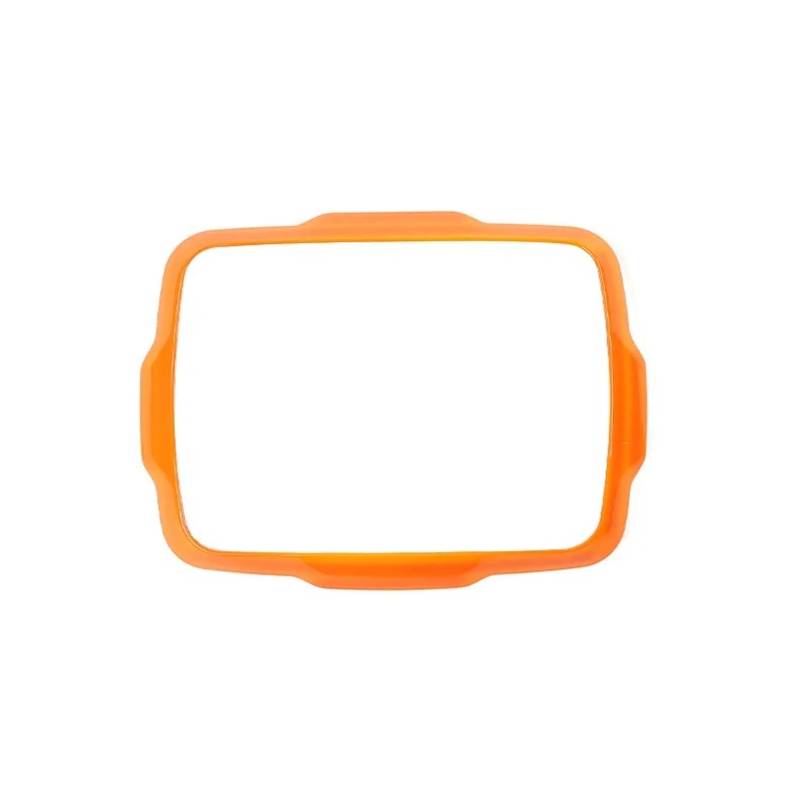Ggwqfuh Orange Interior Trim For Jeep For Renegade 2018 2019 2020 2021 2022 2023 Up Car Gps Navigation Decoration Cover Frame Stickers Interior Accessories Auto Central Inner(Orange)