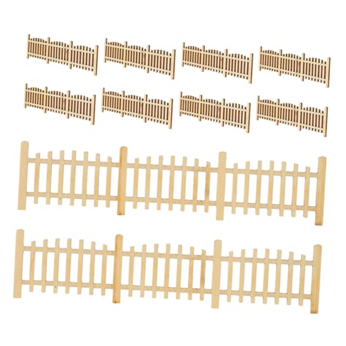 Toyvian 10 Pièces DIY pour Maison de Poupée et Décor Extérieur Accessoires Miniatures pour Scène Architecturale et Jardin Féérique