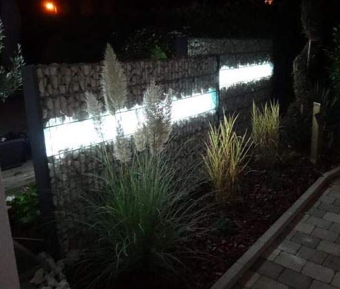 LED Gabionen Beleuchtung – 25 Cm, Kaltweiß, 230V, Wasserdicht, Für Steinmauern & Garten