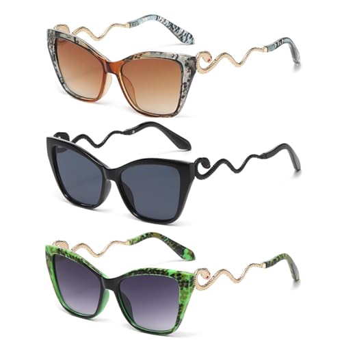 Sunglasses Uv400 Protection | Cat Eye Large Frame Gradient | Women Men for Outdoor Sports & Driving