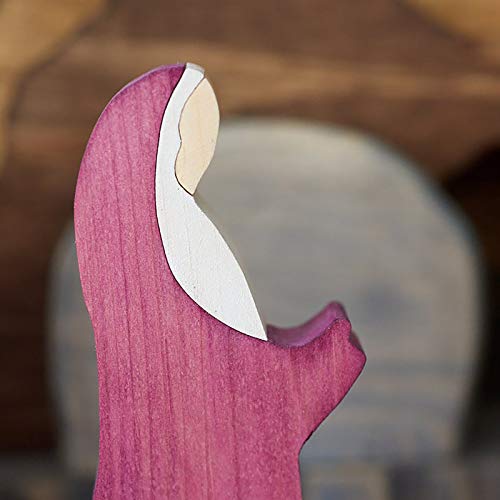 Easter Day Wooden Nativity Set,Easter Resurrection Scene Decoration Ornaments, Manger Creche Nativity Scene,Unique Easter décor, That is Worth to Become Part of Your Family Heirloom (B) - Thumbnail 7
