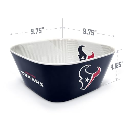 Image of YouTheFan NFL Houston Texans Large Party Bowl