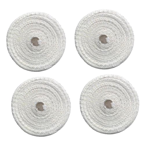 DEARMAMY 4 Rollos Algodón para Embutidos Malla Elástica para Cocinar Carne Bolsa de Cocina para Jamón Salchicha y Material Resistente y Flexible para Uso Profesional y Doméstico