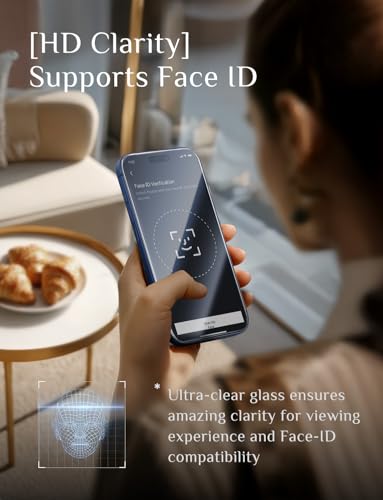 Image of MAGIC JOHN Easy Installation for iPhone 17 Pro Screen Protector, 2 Pack | 9H Tempered Glass, Auto Dust-Elimination, Bubble Free, HD Clear