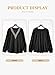Eytino Womens Plus Size Tops Casual Loose Long Sleeve Lace V Neck Blouse Business Work Shirts,3X Black