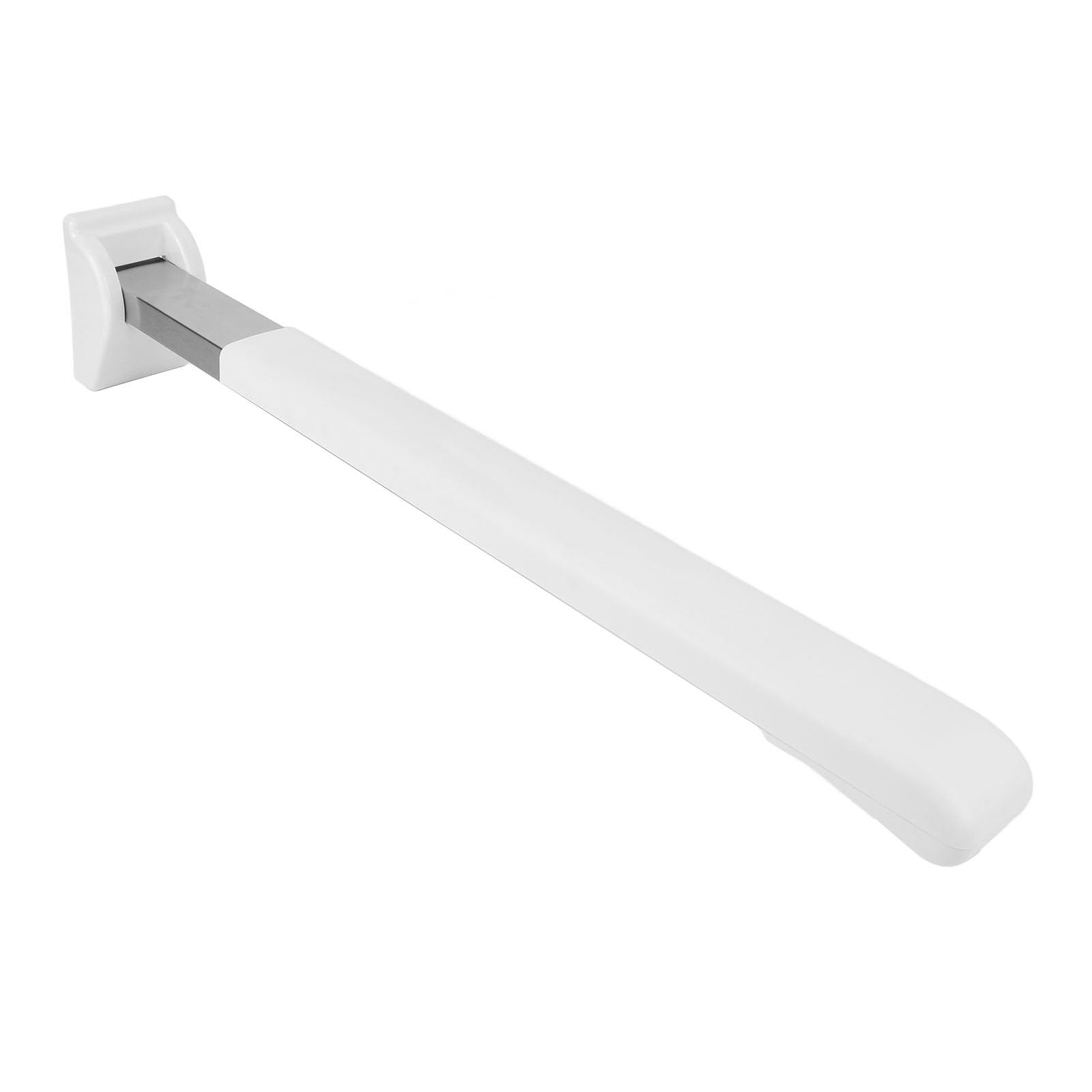 Barra de Agarre Abatible hacia Arriba para Inodoro Montada en la Pared, Barra de Agarre Plegable de Seguridad para Baño, Antideslizante, de Acero Inoxidable, Montada en la Pared, para Inodoro
