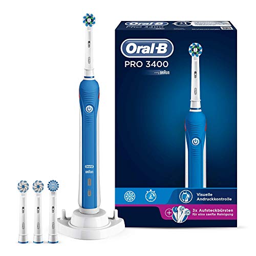Braun Oral-B 4210201220954 Pro 3400 Crossaction Elektrische Zahnbürste