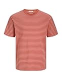 JACK & JONES Jorcanggu - Camiseta de Manga Corta para Hombre, Summer Fig, M