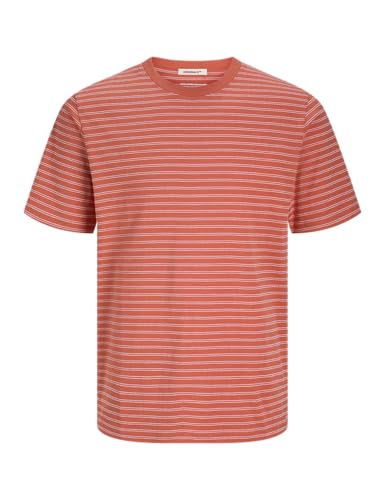 JACK & JONES Jorcanggu   Camiseta de Manga Corta para Hombre, Summer Fig, M