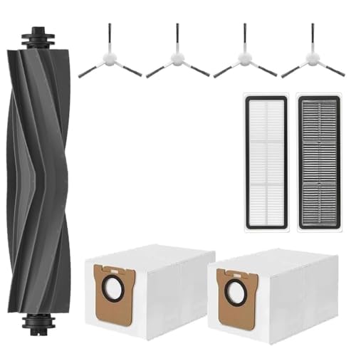 Image of AutoStory L10S Replacement Parts Accessories for Dreame L10s Ultra / L10s Pro / L10 Ultra Robot Vaccum Cleaner, 1 Main Roller Brush, 4 Side Brushes, 2 Filters, 2 Dust Bags