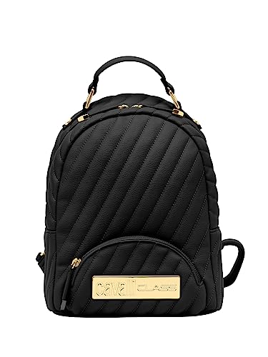 Cavalli Class ISCHIA Black Small Fashion Backpack